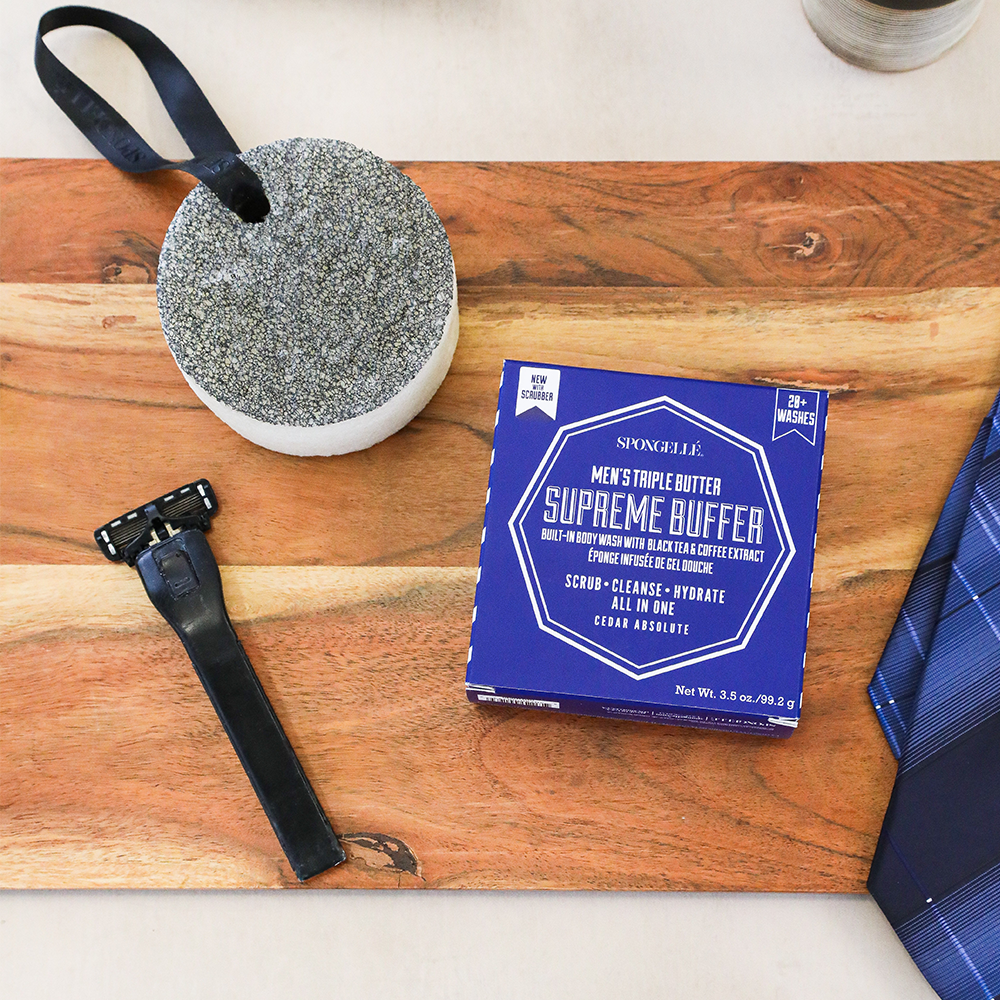 20+ Men's Supreme Buffer | Black Scrubber from KADOU Boutique