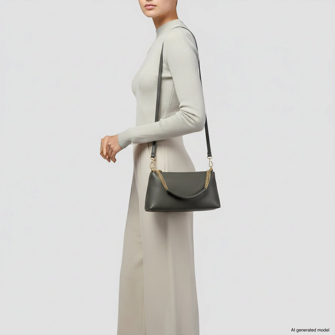 Italian Full-Grain Leather Crossbody Bag | Milano