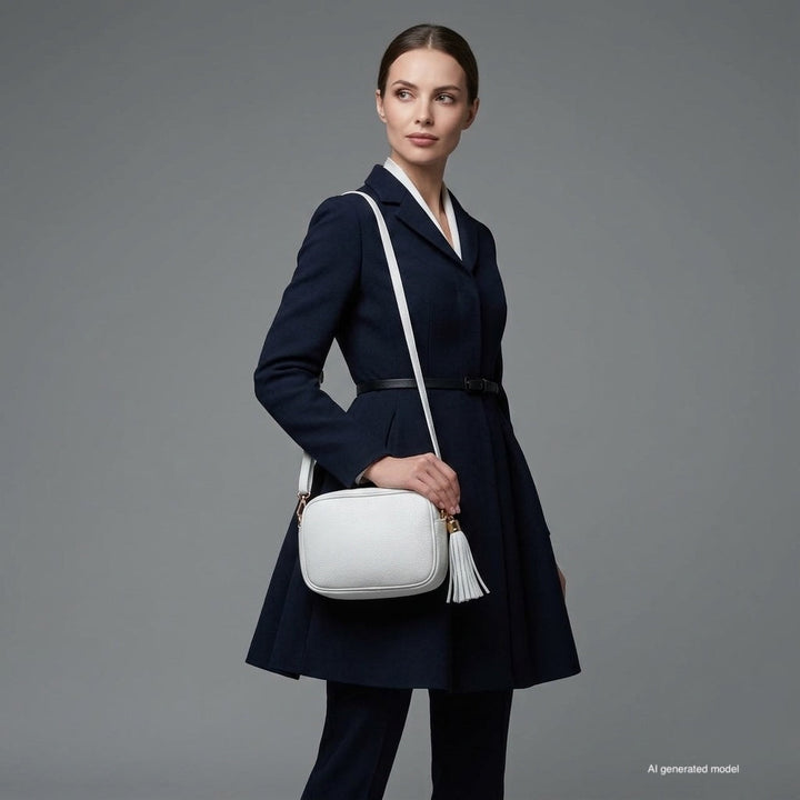 Italian Full-Grain Leather Crossbody Bag | Parma