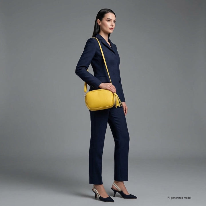 Italian Full-Grain Leather Crossbody Bag | Parma