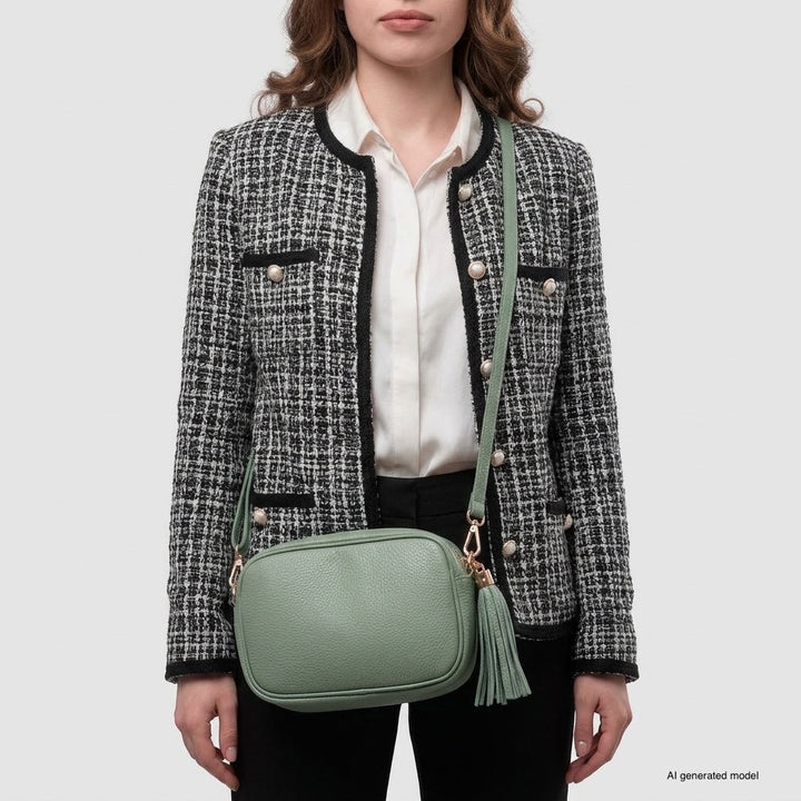 Italian Full-Grain Leather Crossbody Bag | Parma