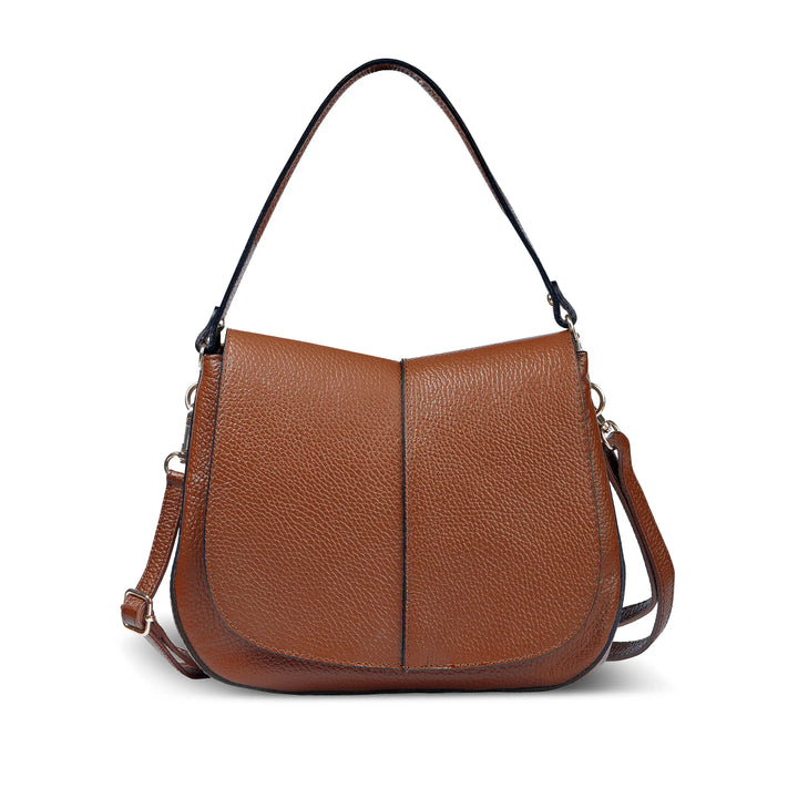 Italian Full-Grain Leather Shoulder Bag | Terni