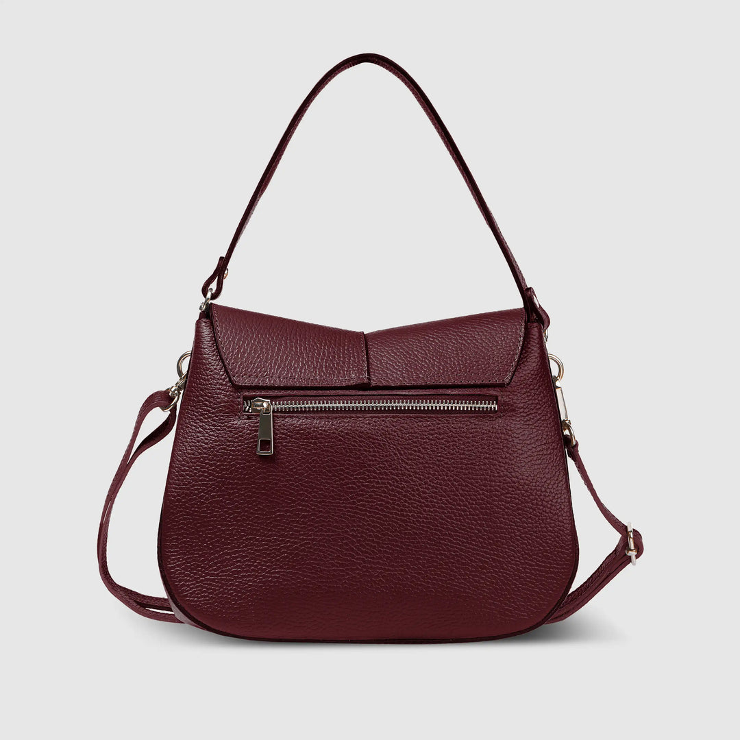 Italian Full-Grain Leather Shoulder Bag | Terni
