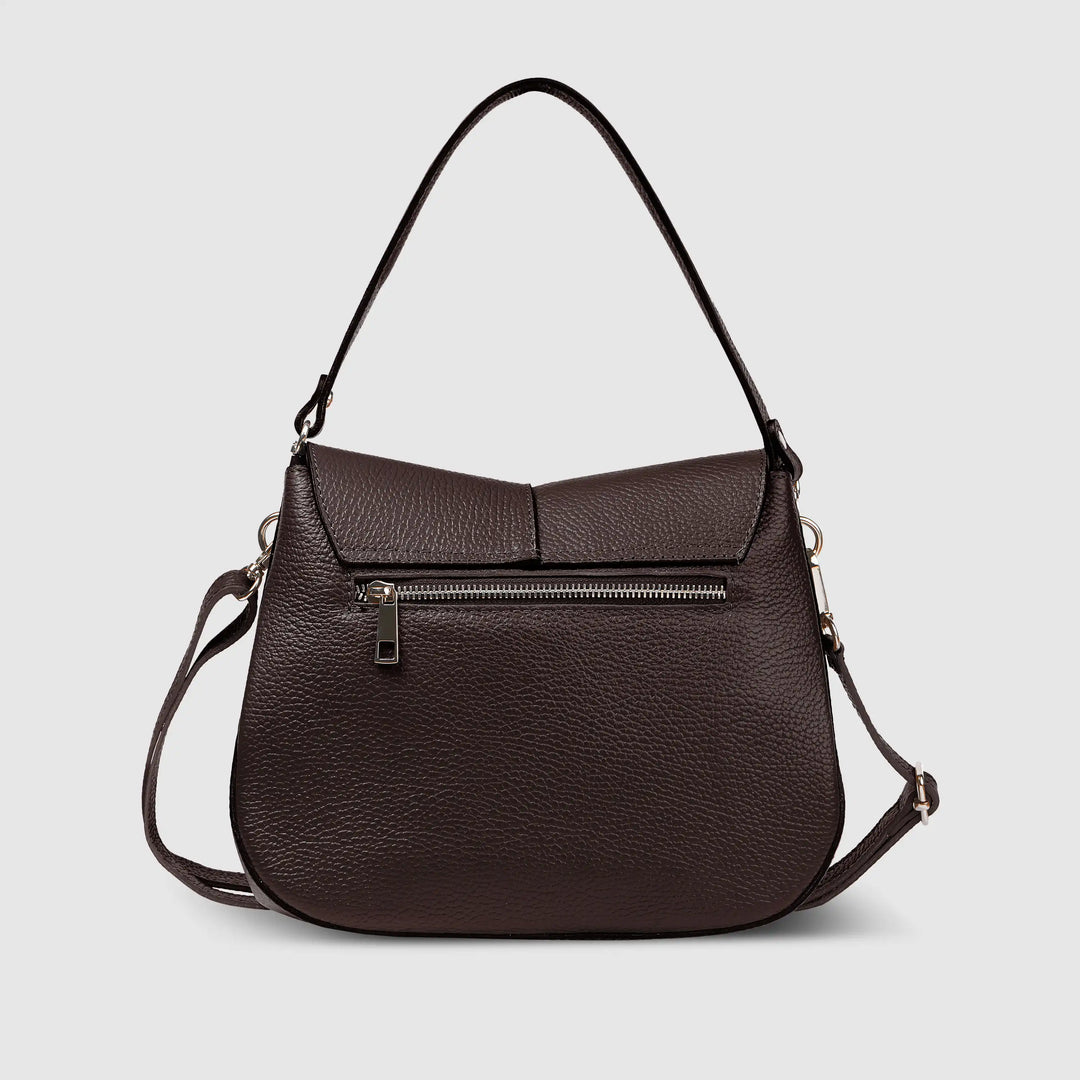 Italian Full-Grain Leather Shoulder Bag | Terni