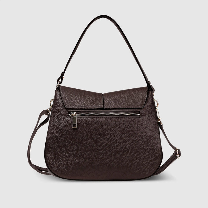 Italian Full-Grain Leather Shoulder Bag | Terni