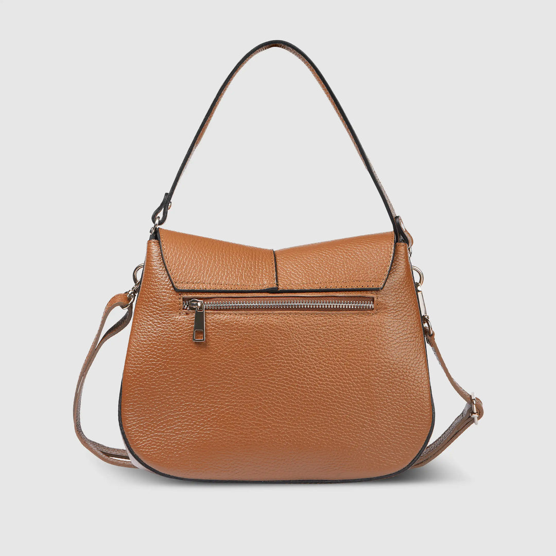 Italian Full-Grain Leather Shoulder Bag | Terni