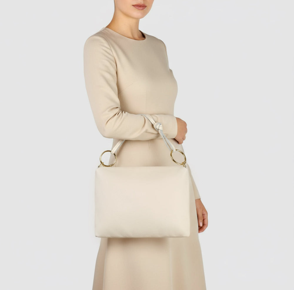 Italian Full-Grain Leather Shoulder Bag | Livorno from KADOU Boutique