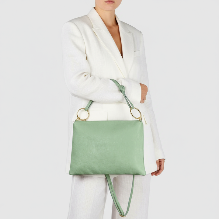 Italian Full-Grain Leather Shoulder Bag | Livorno