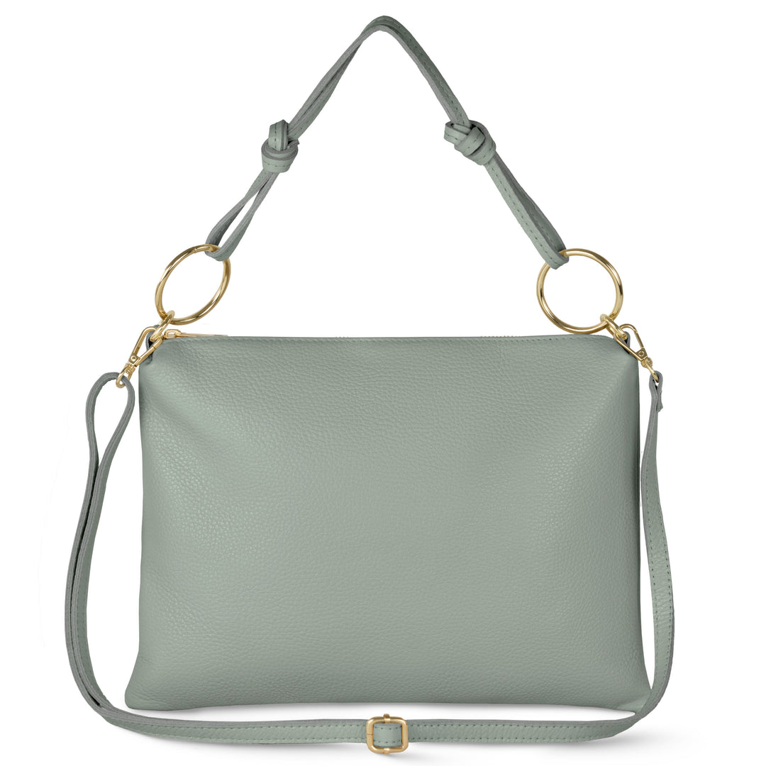 Italian Full-Grain Leather Shoulder Bag | Livorno