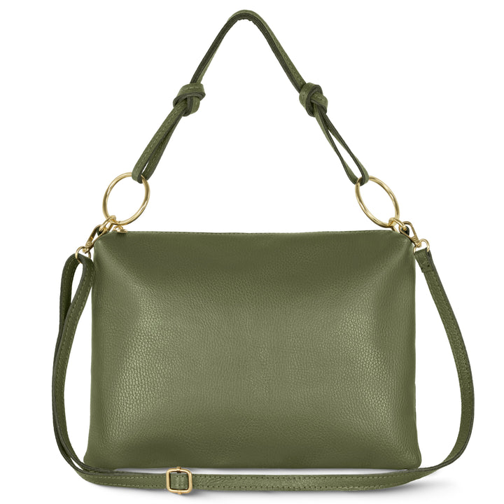 Italian Full-Grain Leather Shoulder Bag | Livorno
