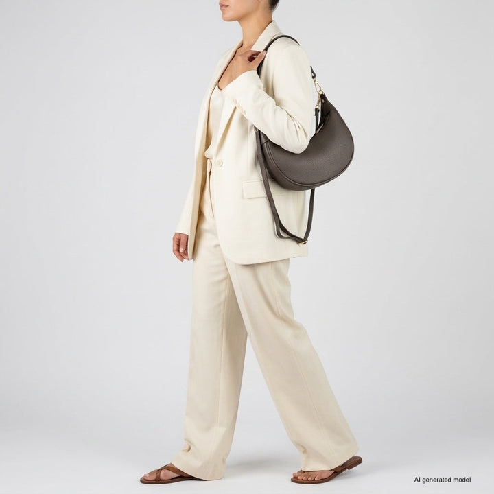 Italian Full-Grain Leather Shoulder Bag | Verona