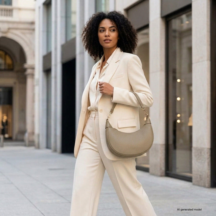 Italian Full-Grain Leather Shoulder Bag | Verona