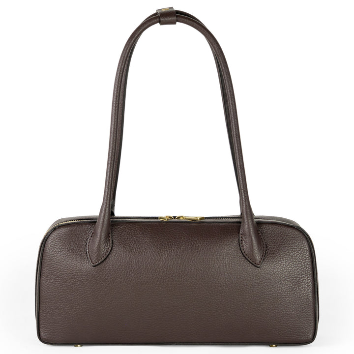 Italian Full-Grain Leather Shoulder Bag | Lecco