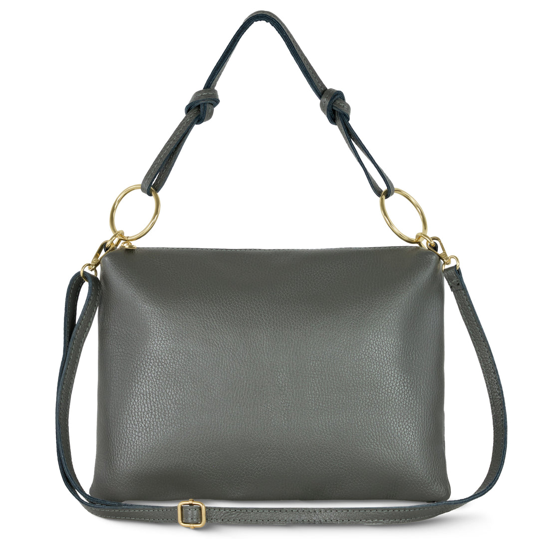 Italian Full-Grain Leather Shoulder Bag | Livorno