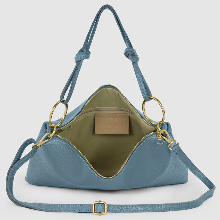 Italian Full-Grain Leather Shoulder Bag | Livorno