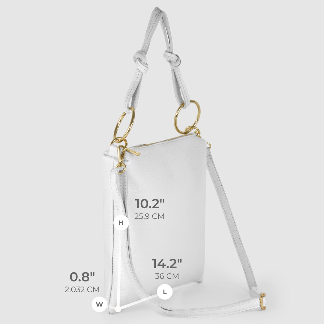 Italian Full-Grain Leather Shoulder Bag | Livorno