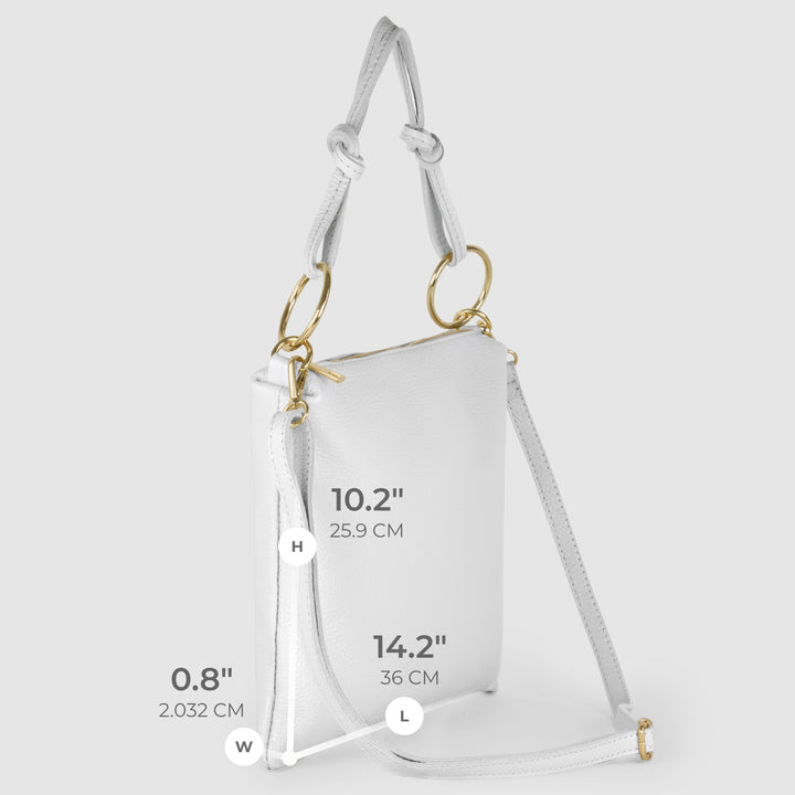 Italian Full-Grain Leather Shoulder Bag | Livorno