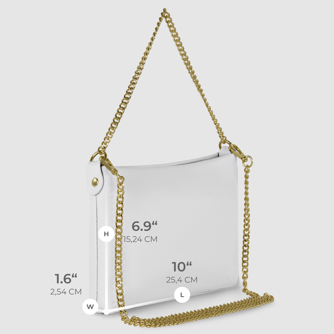 Italian Full-Grain Leather Crossbody Bag | Mantova