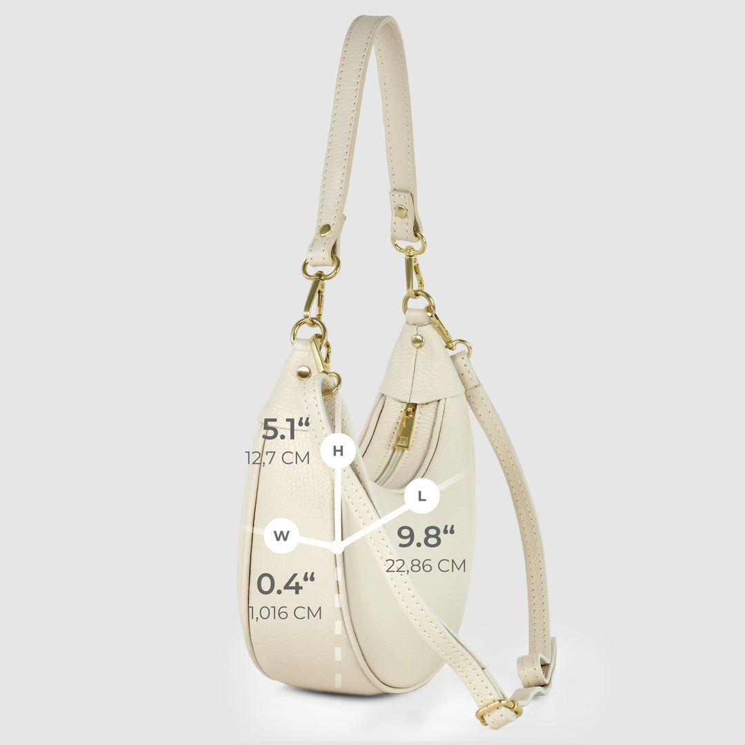 Italian Full-Grain Leather Shoulder Bag | Verona