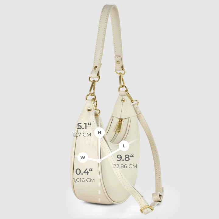 Italian Full-Grain Leather Shoulder Bag | Verona
