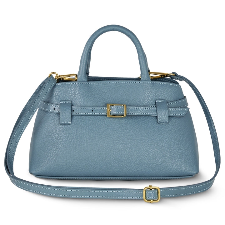 Italian Full-Grain Leather Top-Handle Bag | Cervia