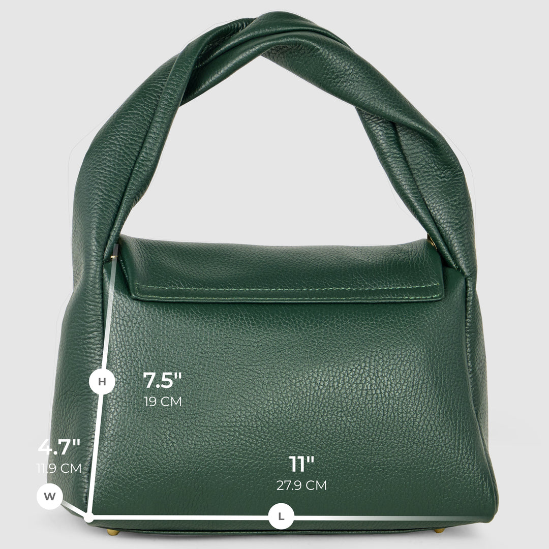 Italian Full-Grain Leather Top-Handle Bag | Perugia
