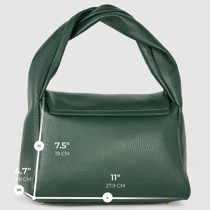 Italian Full-Grain Leather Top-Handle Bag | Perugia