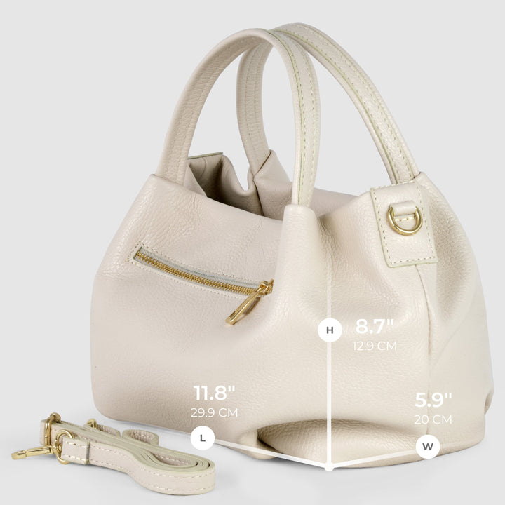 Italian Full-Grain Leather Top-Handle Bag | Lucca
