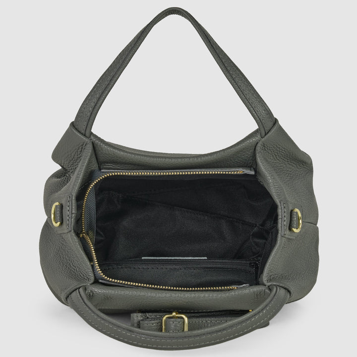 Italian Full-Grain Leather Top-Handle Bag | Lucca