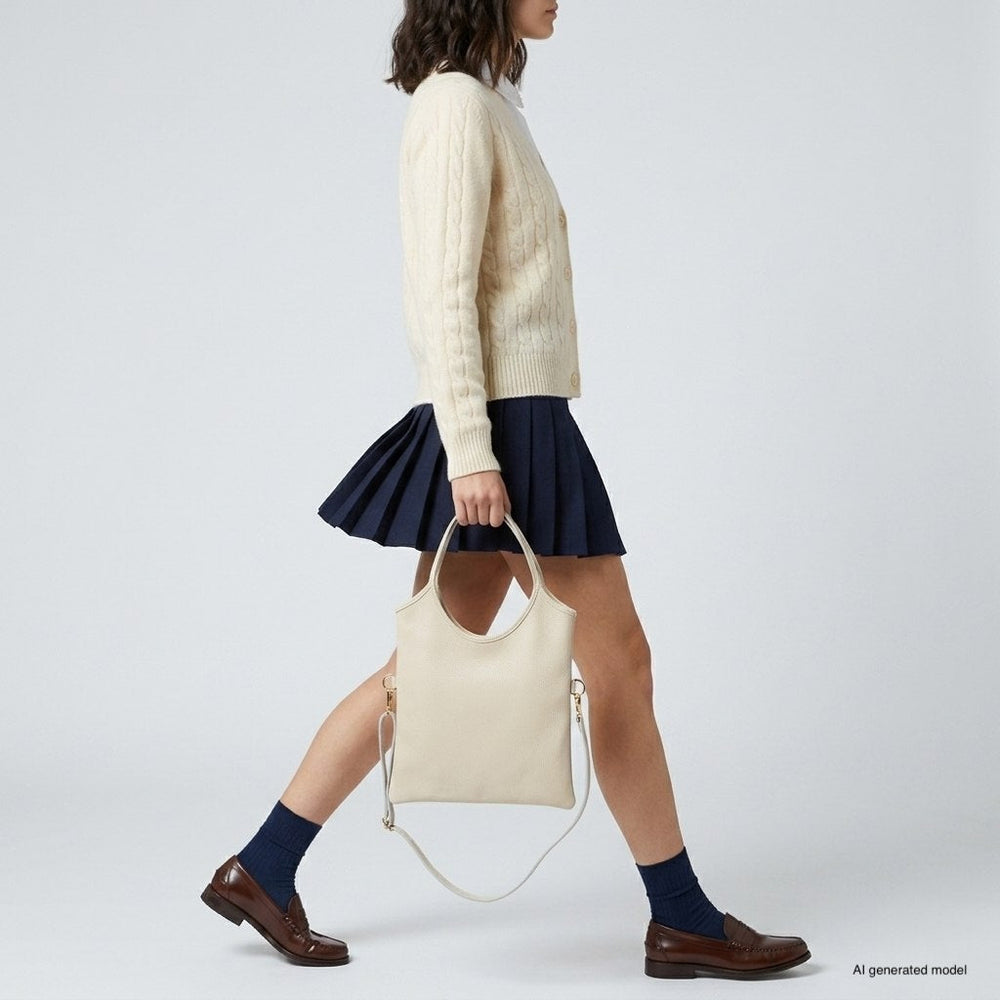 Italian Full-Grain Leather Tote Bag | Matera from KADOU Boutique