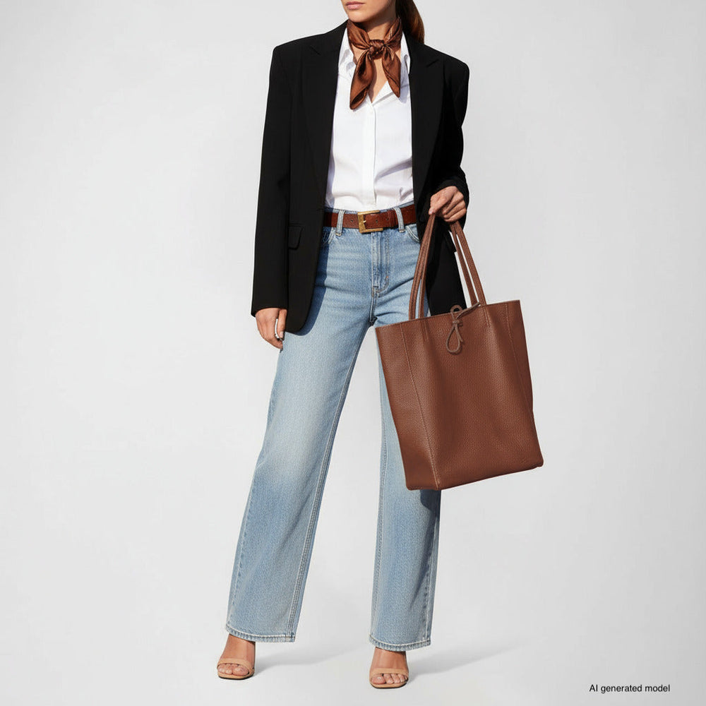 Italian Full-Grain Leather Tote Bag | Firenze from KADOU Boutique