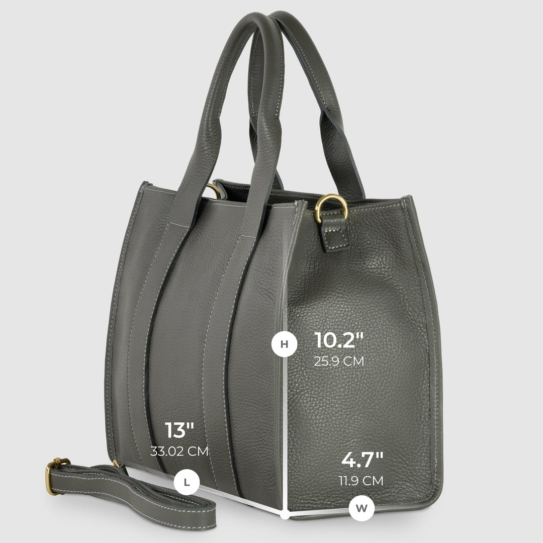 Italian Full-Grain Leather Tote Bag | Monza