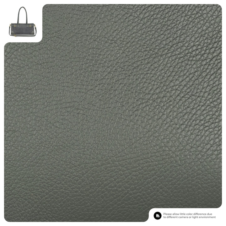 Italian Genuine Suede &amp; Full-Grain Leather Shoulder Bag | Lodi