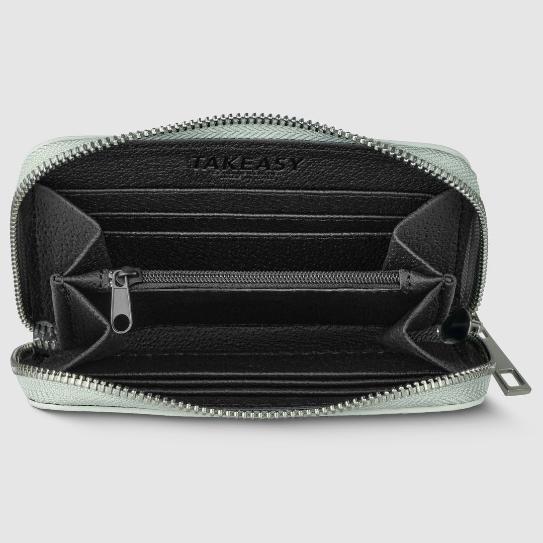 Italian Metallic Full-Grain Leather Wallet | Ancona