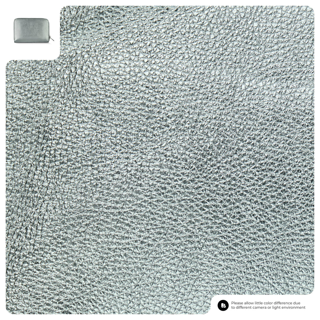 Italian Metallic Full-Grain Leather Wallet | Ancona