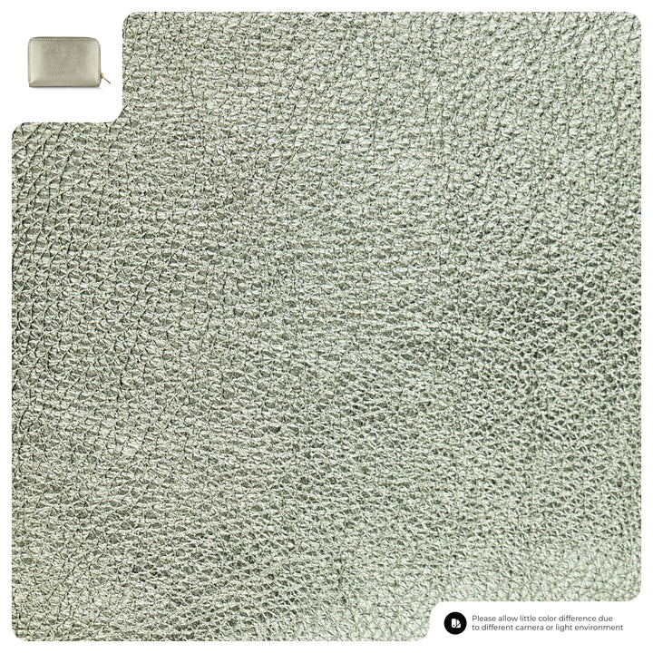Italian Metallic Full-Grain Leather Wallet | Ancona