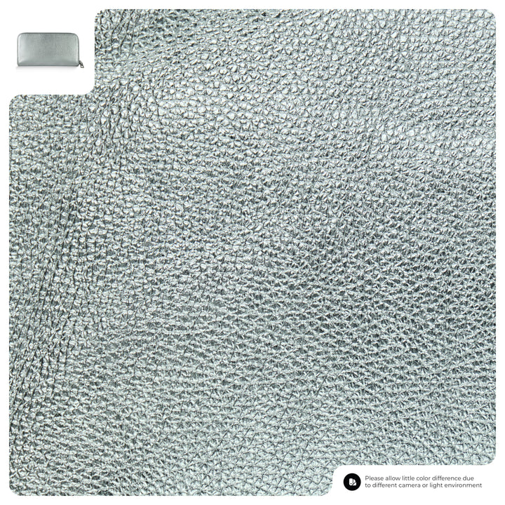 Italian Metallic Full-Grain Leather Wallet | Udine