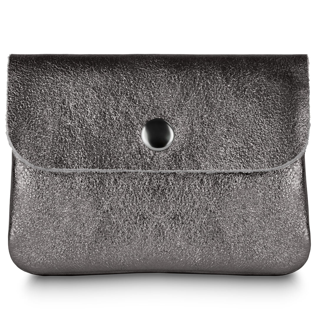 Italian Genuine Metallic Suede Wallet | Assisi