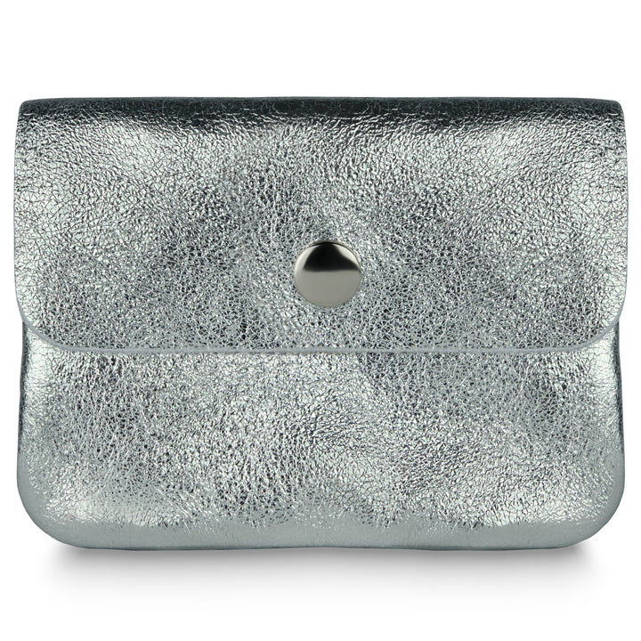 Italian Genuine Metallic Suede Wallet | Assisi