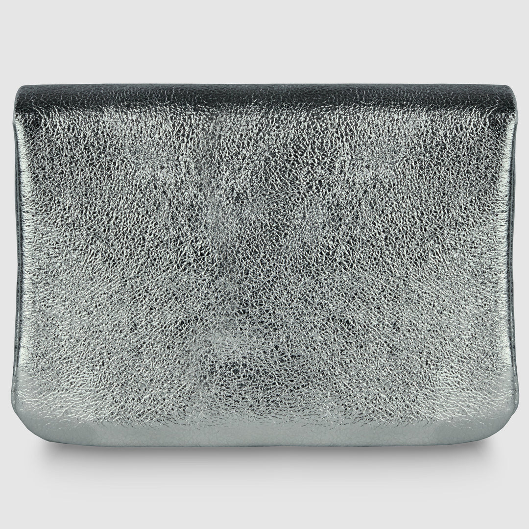 Italian Genuine Metallic Suede Wallet | Assisi