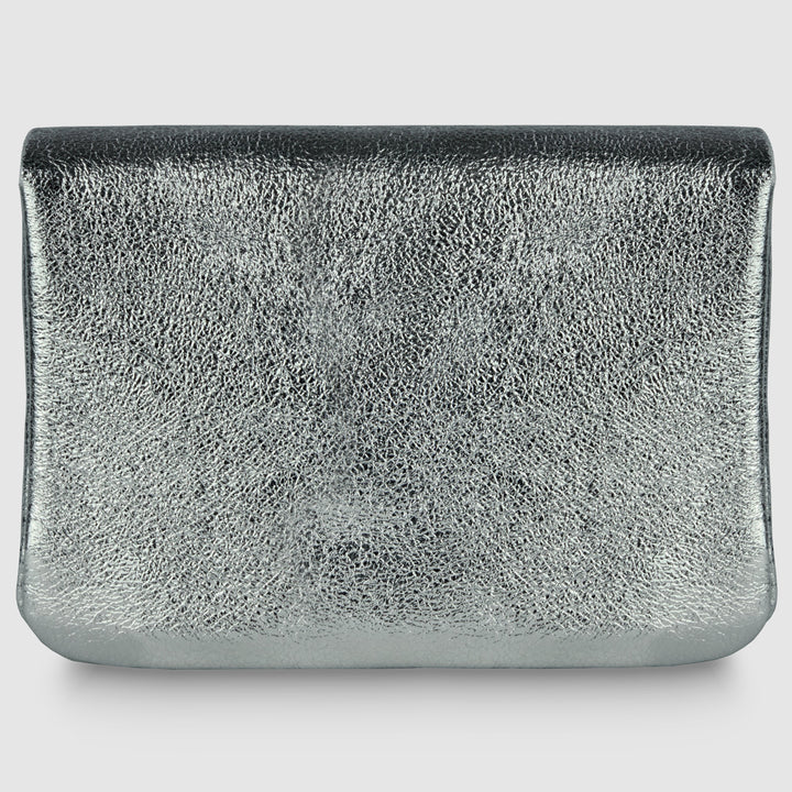 Italian Genuine Metallic Suede Wallet | Assisi