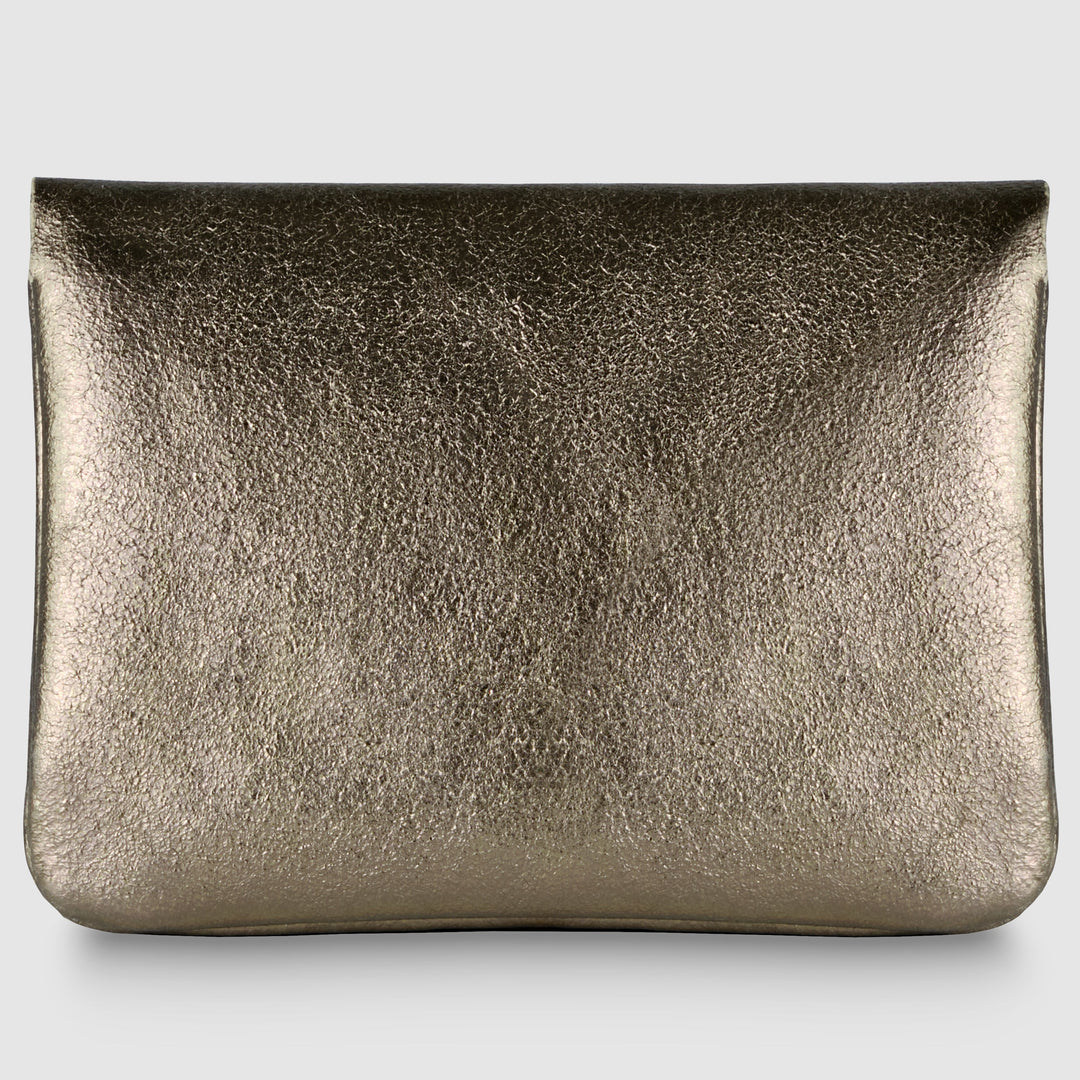 Italian Genuine Metallic Suede Wallet | Assisi