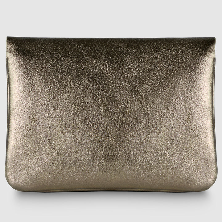Italian Genuine Metallic Suede Wallet | Assisi