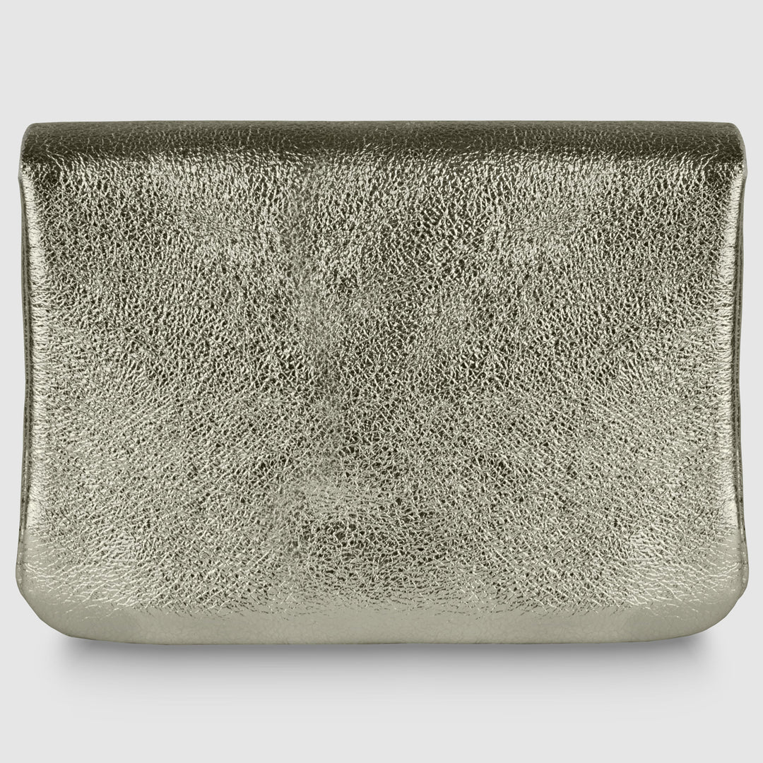 Italian Genuine Metallic Suede Wallet | Assisi