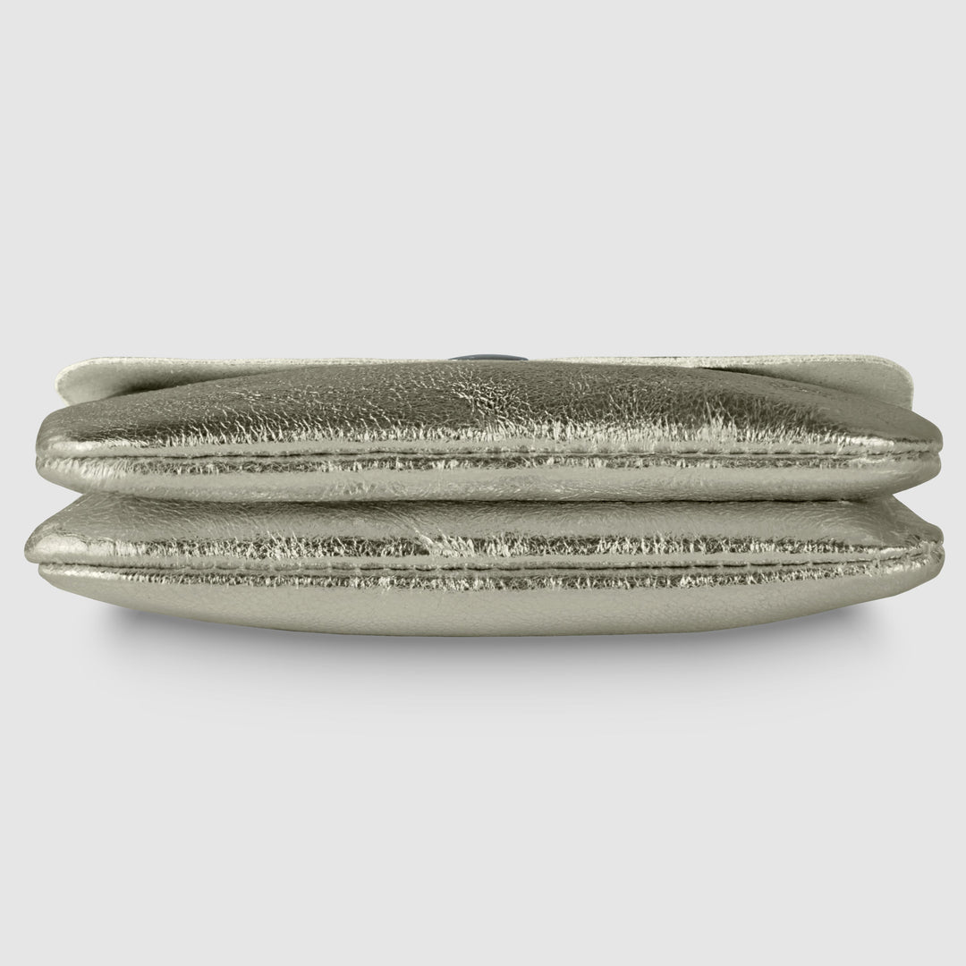 Italian Genuine Metallic Suede Wallet | Assisi