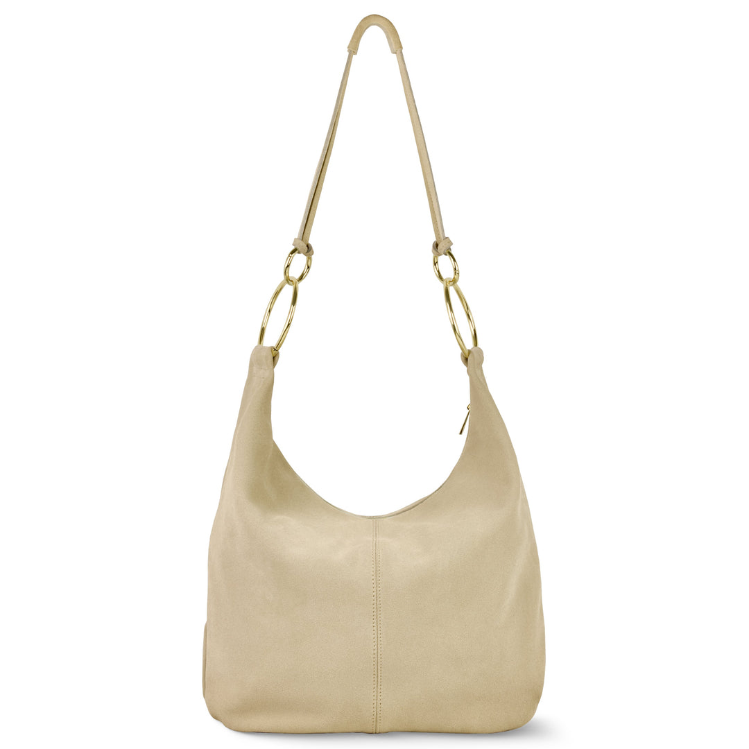 Italian Genuine Suede Hobo Bag | Belluno