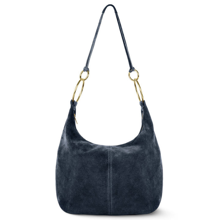 Italian Genuine Suede Hobo Bag | Belluno