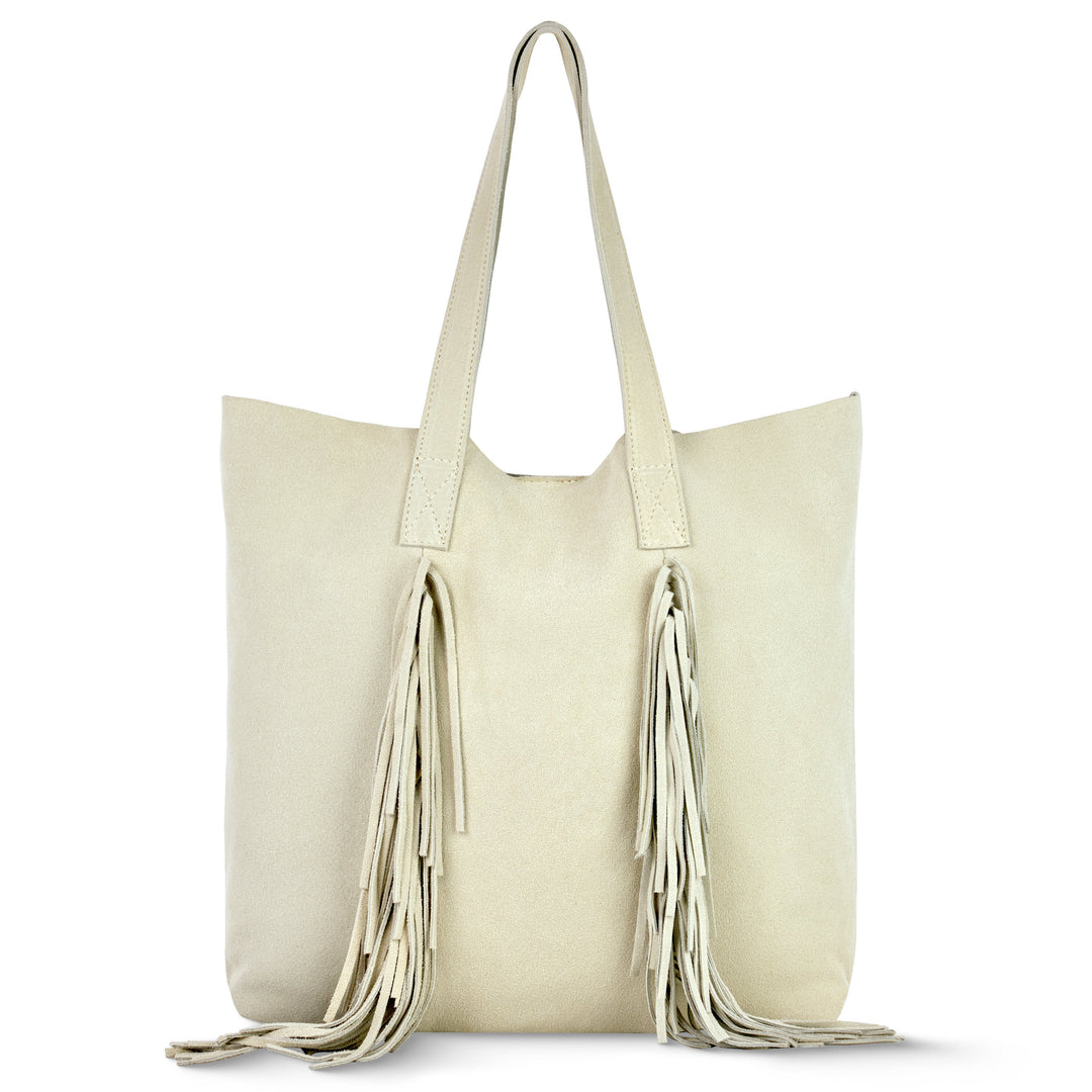 Italian Genuine Suede Tote Bag | Como