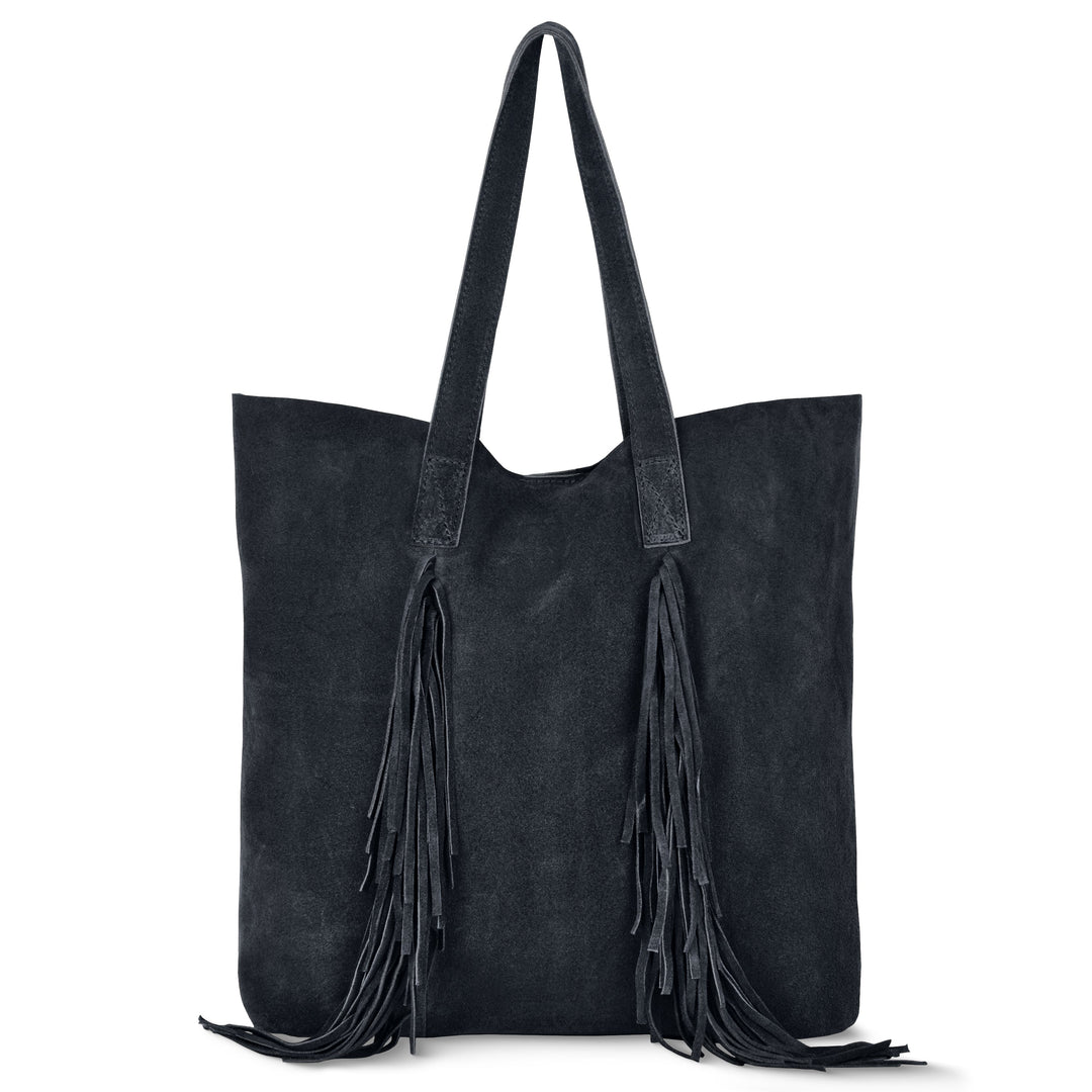 Italian Genuine Suede Tote Bag | Como