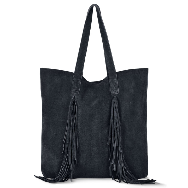 Italian Genuine Suede Tote Bag | Como